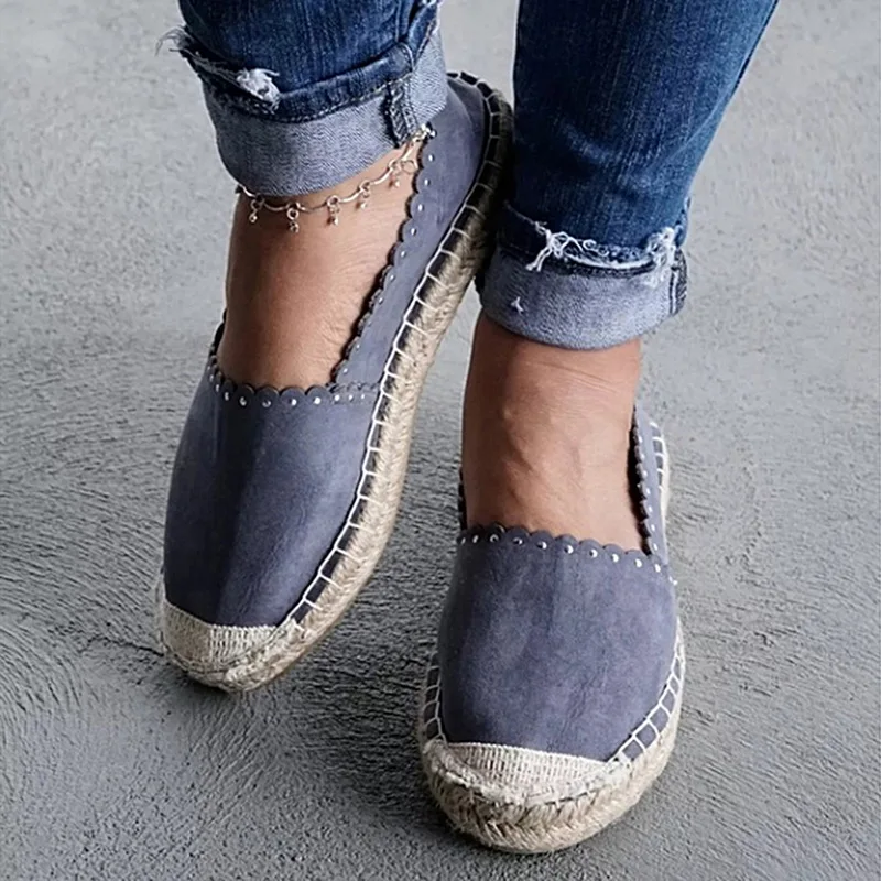 Oeak Women Shallow Mouth Breathable Espadrilles Flats Solid Moccasins Female Flat Bottom Linen Cloth Non-slip Fisherman Shoes
Oeak Women Shallow Mouth Breathable Espadrilles Flats Solid Moccasins Female Flat Bottom Linen Cloth Non-slip Fisherman Shoes