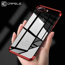 

Original Cafele Ultrathin Transparent TPU Case for iPhone7 7Plus Colorful Fashion Plating Soft Phone Cover for iPhone7 7Plus