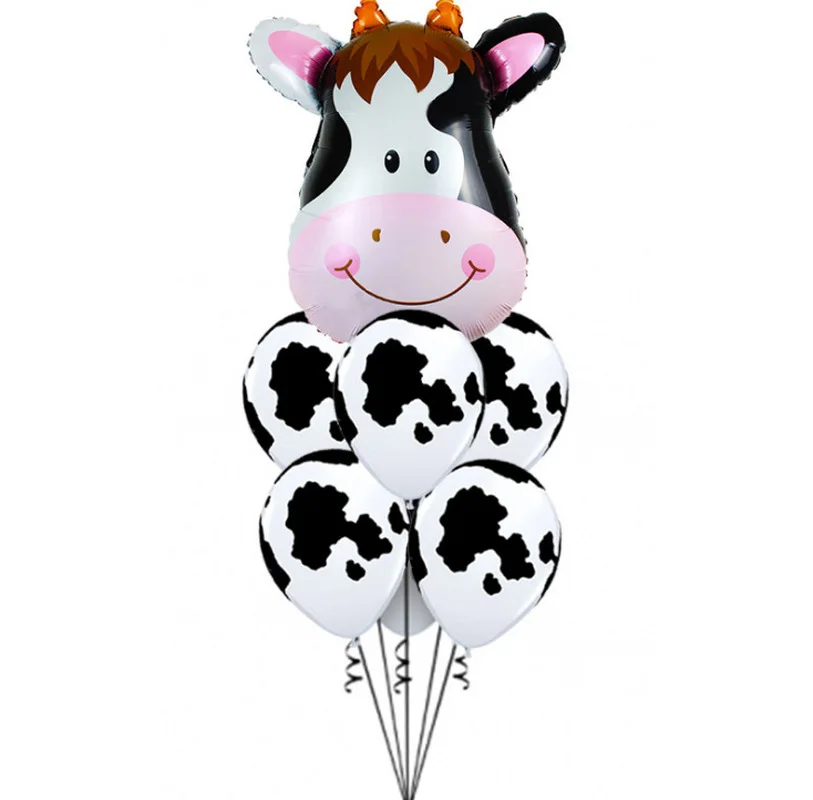 Animals Foil Ballon Cow Print Latex Balloons 12inch 3.2g Ballon for Farm Theme Party Baby Birthday Decoration Balloons
Animals Foil Ballon Cow Print Latex Balloons 12inch 3.2g Ballon for Farm Theme Party Baby Birthday Decoration Balloons