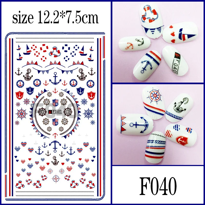 Rudder Anchor Sailing Stickers 3D Transfer Nail Stickers for Nails Art Wraps 2018 New DIY Nail Design Manicure
Rudder Anchor Sailing Stickers 3D Transfer Nail Stickers for Nails Art Wraps 2018 New DIY Nail Design Manicure