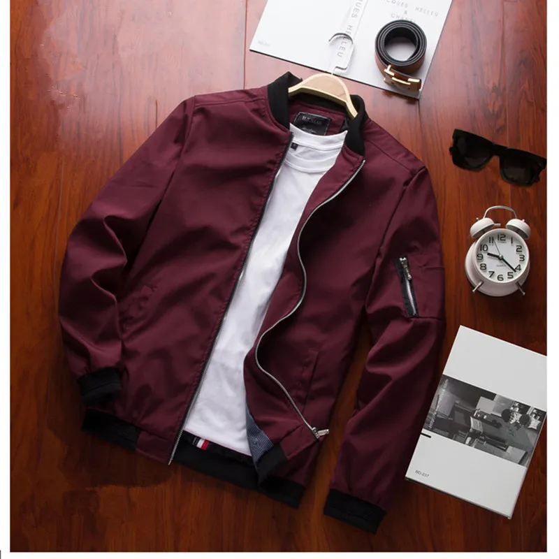 2019 New Spring Black Bomber Jacket Men Streetwear Hip Hop Slim Fit Pilot Bomber Jacket Coat Men Jackets Plus Size 4XL
2019 New Spring Black Bomber Jacket Men Streetwear Hip Hop Slim Fit Pilot Bomber Jacket Coat Men Jackets Plus Size 4XL