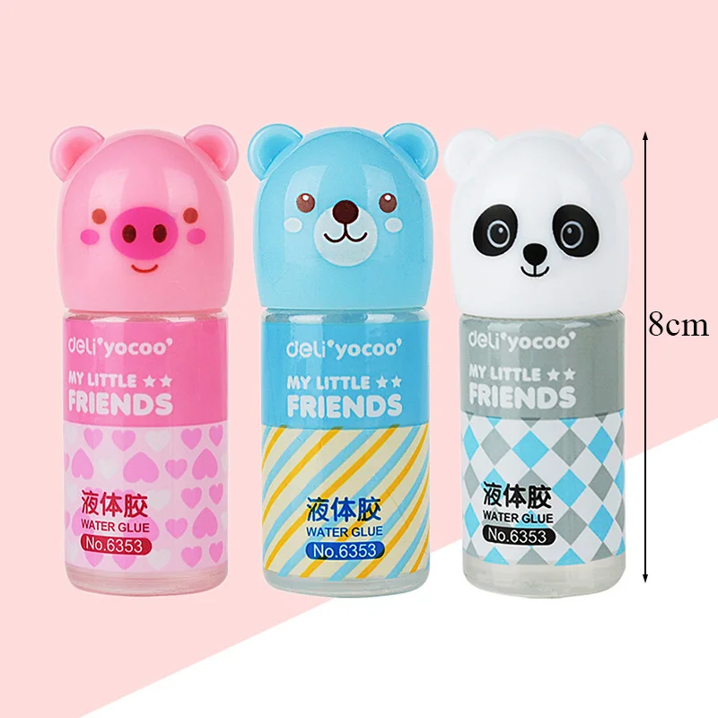 Brand 35ml Cute Kawaii Cartoon Bear Panda Plastic Liquid Glue For Homemade Kids Gift Korean Stationery School Supplies
Brand 35ml Cute Kawaii Cartoon Bear Panda Plastic Liquid Glue For Homemade Kids Gift Korean Stationery School Supplies