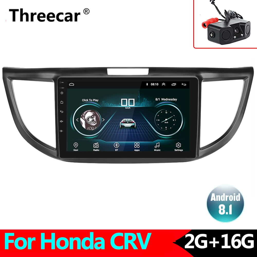 2G+16G Android 8.1 Car Radio Multimedia Audio Player Navigation GPS 2Din For Honda CRV 2012 2013 2014 2015 2016 Car Radio Stereo
2G+16G Android 8.1 Car Radio Multimedia Audio Player Navigation GPS 2Din For Honda CRV 2012 2013 2014 2015 2016 Car Radio Stereo