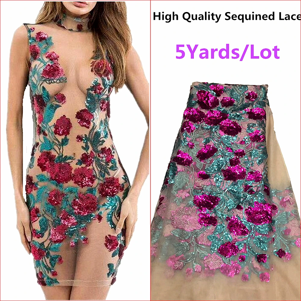 NEW African Net Lace Fabric Elegant Swiss voile High Quality France Tulle 3D Flowers Lace Fabrics With Sequins 5Yards/Lot A2092
NEW African Net Lace Fabric Elegant Swiss voile High Quality France Tulle 3D Flowers Lace Fabrics With Sequins 5Yards/Lot A2092