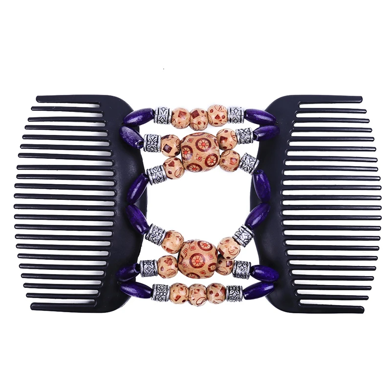 2019 New Retro Elegant Simulation Wooden Beads Elastic Comb Double Magic Slide Clip Hairpin Female Hair Accessories
2019 New Retro Elegant Simulation Wooden Beads Elastic Comb Double Magic Slide Clip Hairpin Female Hair Accessories