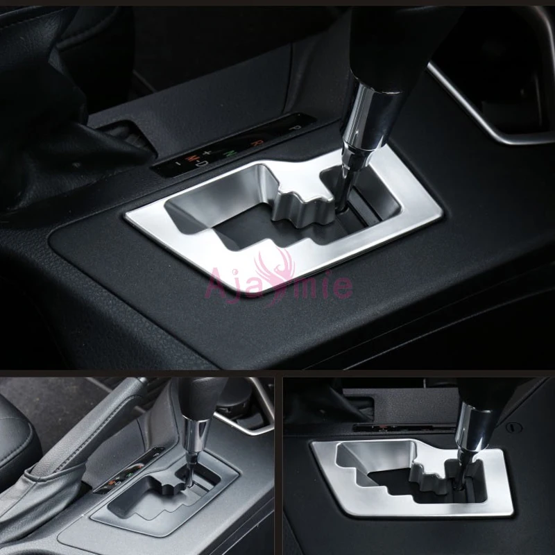 Chrome Car Styling Interior Gear Box Knob Cover Front Hand Shift Overlay Panel Frame 2016 2017 2018 For Toyota RAV4 Accessories
Chrome Car Styling Interior Gear Box Knob Cover Front Hand Shift Overlay Panel Frame 2016 2017 2018 For Toyota RAV4 Accessories