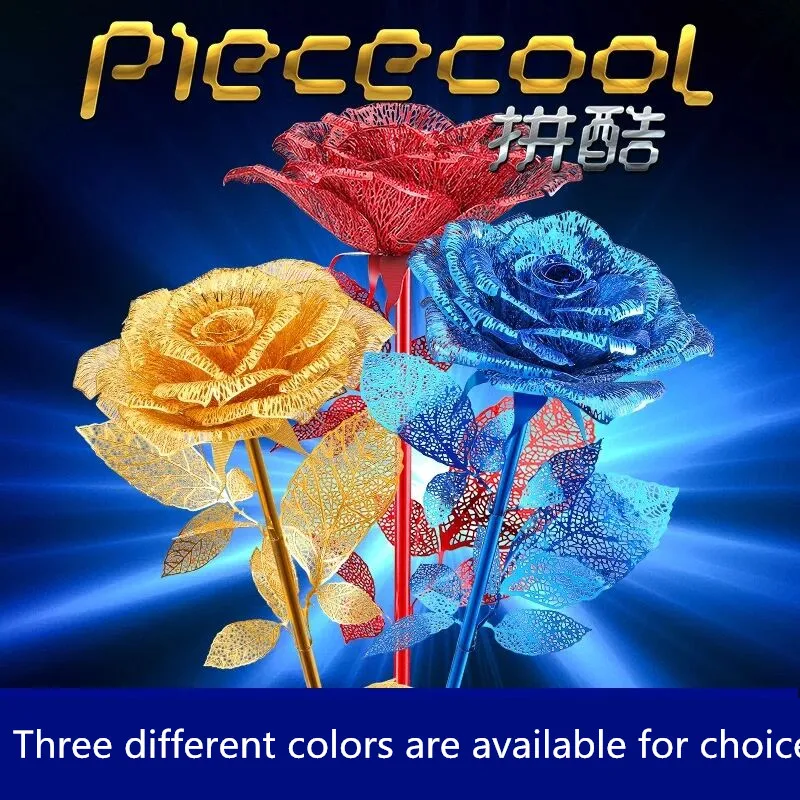 For Lover Gift Piececool 3D Metal Nano Puzzle Romantic Rose Diy 3D Metal Assemble Model Kits Laser Cut Jigsaw Toys Metal Flowers
For Lover Gift Piececool 3D Metal Nano Puzzle Romantic Rose Diy 3D Metal Assemble Model Kits Laser Cut Jigsaw Toys Metal Flowers