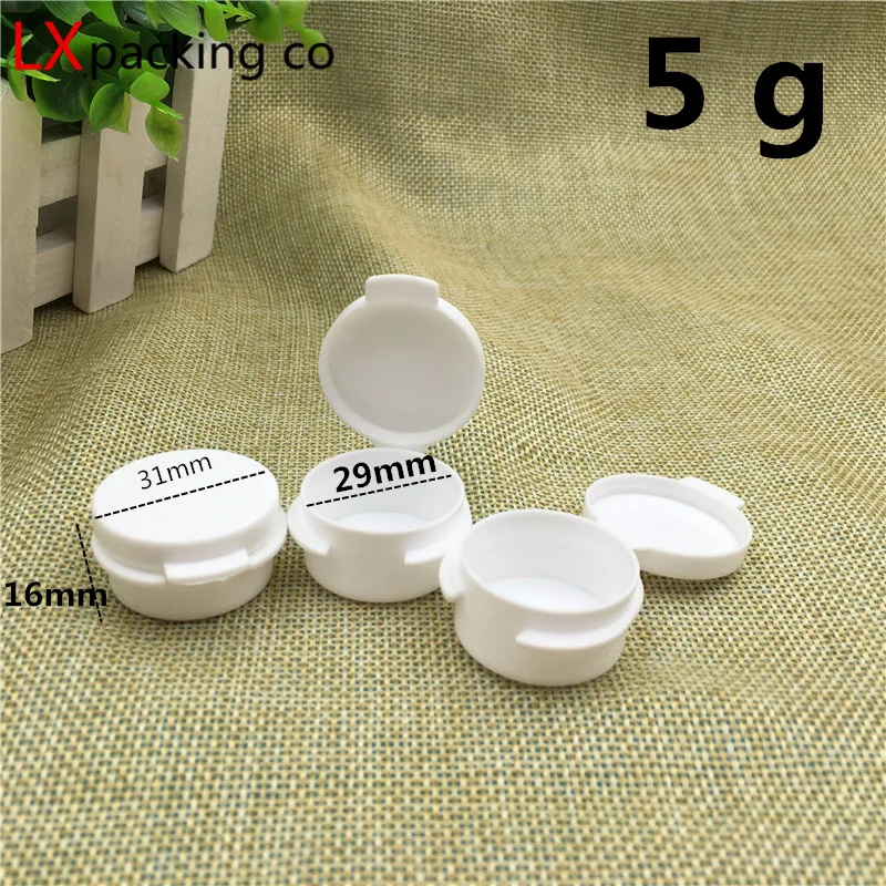 100PCS Free Shipping 5ML Empty Transparent Plastic Pack Bottles Cans For Spices Sample Mini Eye Cream Cosmetic Containers
100PCS Free Shipping 5ML Empty Transparent Plastic Pack Bottles Cans For Spices Sample Mini Eye Cream Cosmetic Containers