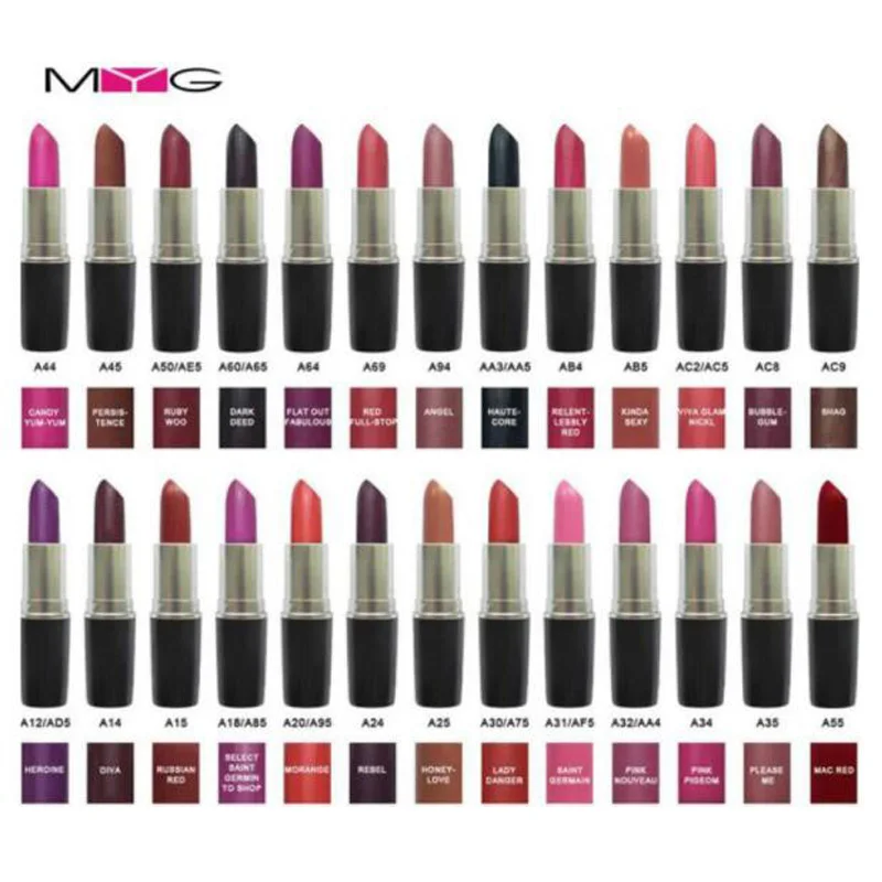 High Quality VELVET TEDDY Ruby WOO Lip Makeup PLEASE ME Red PINK NOUVEAU FLAT Matte Lipstick Aluminum tube Full Size 41 Color
High Quality VELVET TEDDY Ruby WOO Lip Makeup PLEASE ME Red PINK NOUVEAU FLAT Matte Lipstick Aluminum tube Full Size 41 Color