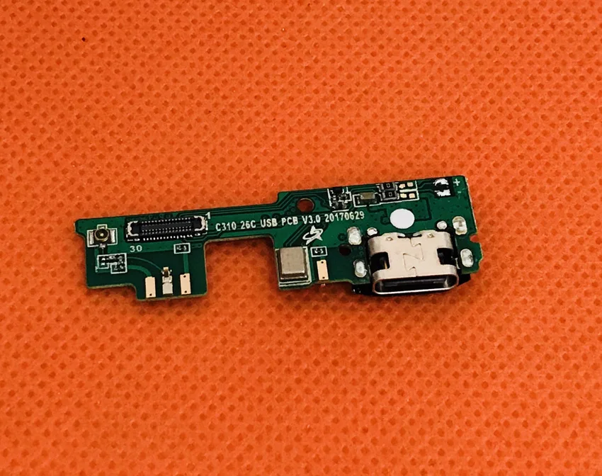 Б/у оригинальная зарядная Плата USB для UMIDIGI Crystal MTK6737T четырехъядерный 5 дюймов FHD