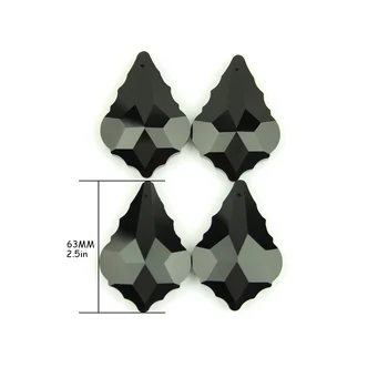 Black 63mm 100pcs Glass Chandelier Maple Leaf Pendants Crystal Prism Suncatcher Lamp Parts for DIY Garland Strand Decoration
Black 63mm 100pcs Glass Chandelier Maple Leaf Pendants Crystal Prism Suncatcher Lamp Parts for DIY Garland Strand Decoration