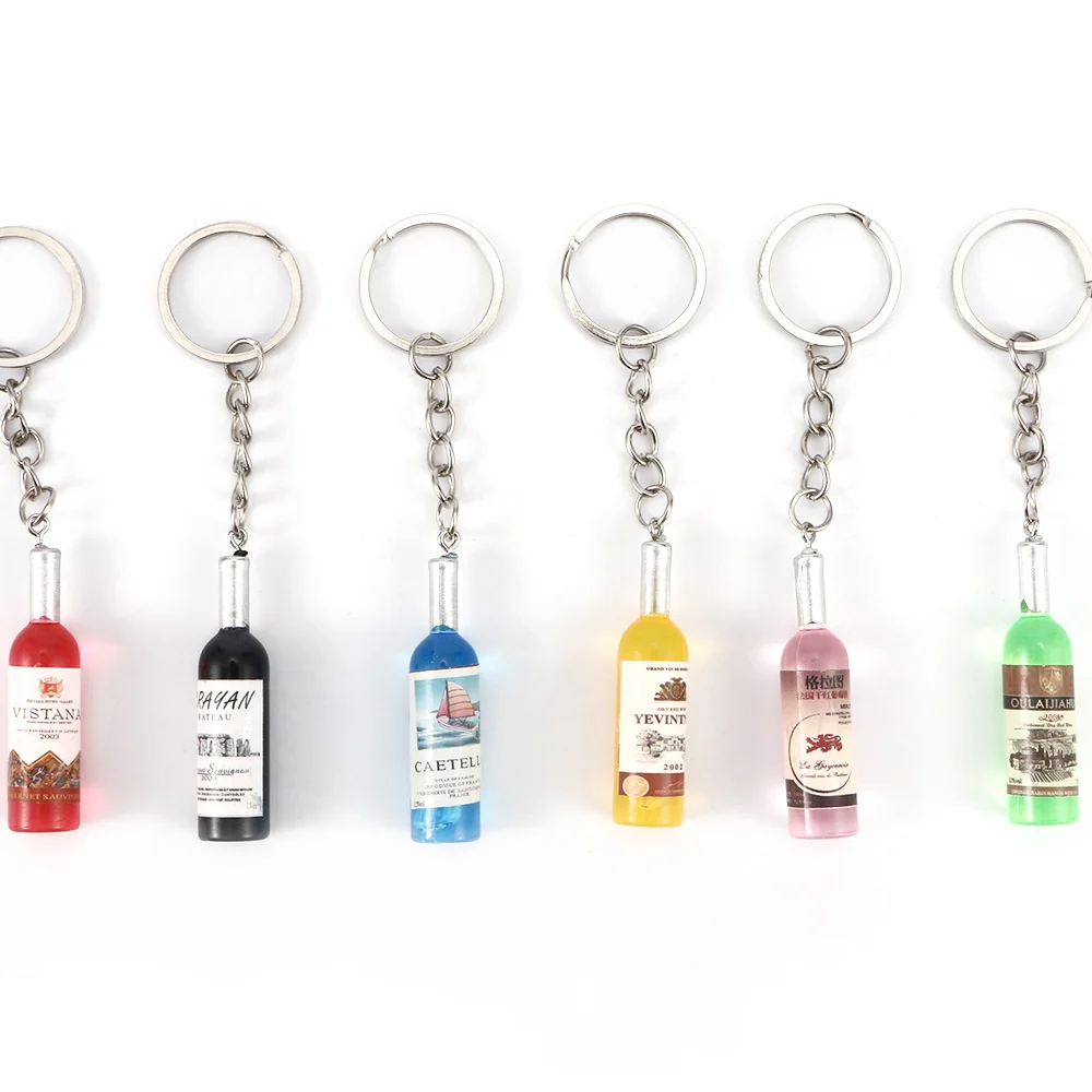 Unisex Wine bottle Pendant Keychain Fashion Women Men Gifts Charms Wine Bottle Chain Key Chains
Unisex Wine bottle Pendant Keychain Fashion Women Men Gifts Charms Wine Bottle Chain Key Chains