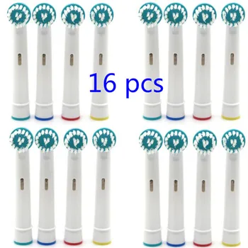 Vbatty 16 pcs Brush Heads EB50-4 Cross Action Replaceable Toothbrush Heads Teeth Whitening for Oral-B Electric Tooth brush
Vbatty 16 pcs Brush Heads EB50-4 Cross Action Replaceable Toothbrush Heads Teeth Whitening for Oral-B Electric Tooth brush