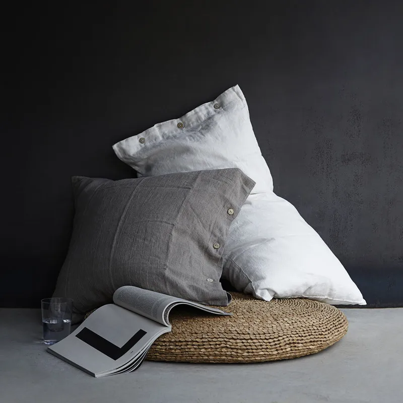 100% Nature Linen Pillowcase European simple shell button soft washing Linen pillow cover Free Shipping
100% Nature Linen Pillowcase European simple shell button soft washing Linen pillow cover Free Shipping