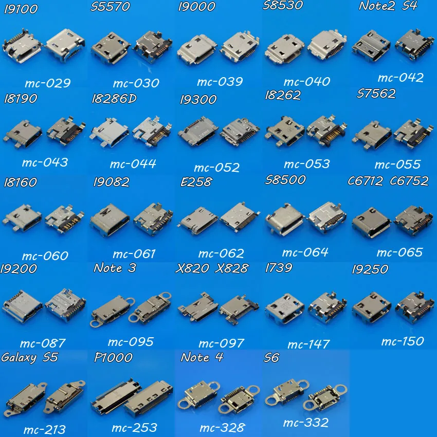 24models For Samsung galaxy S5570 I8262D S5 I9100 micro usb connector mini usb port charger charging jack replacement parts
24models For Samsung galaxy S5570 I8262D S5 I9100 micro usb connector mini usb port charger charging jack replacement parts