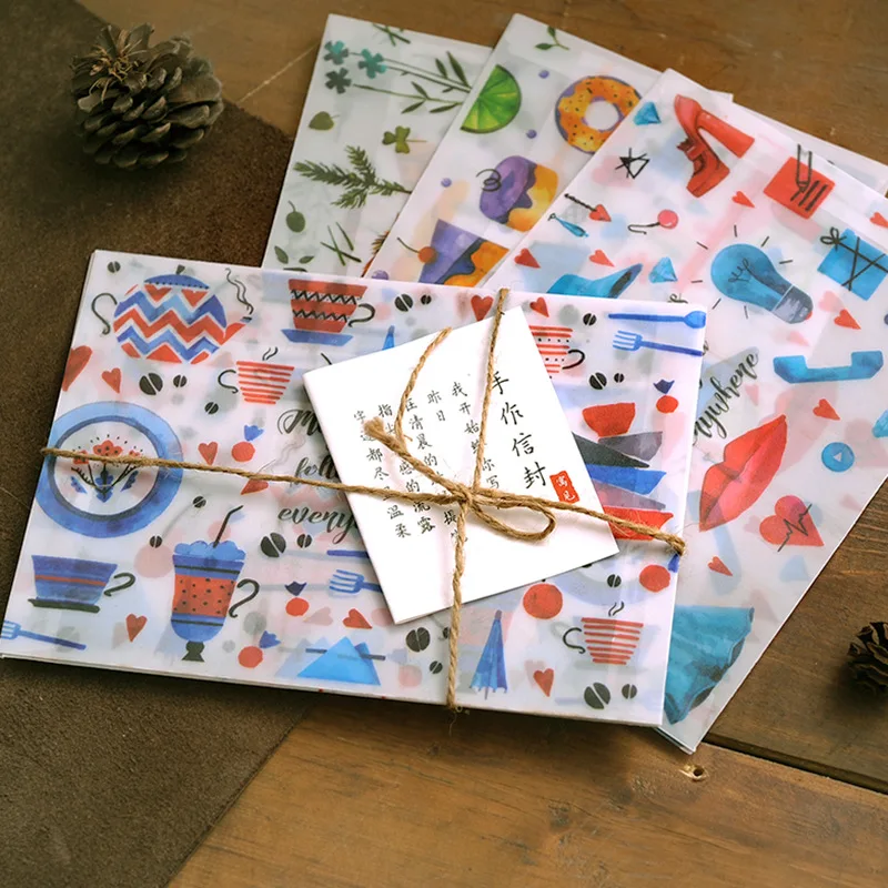 6pcs See Sulfuric acid paper envelopes in love with money fresh sulfuric acid paper manual envelope set of 3
6pcs See Sulfuric acid paper envelopes in love with money fresh sulfuric acid paper manual envelope set of 3