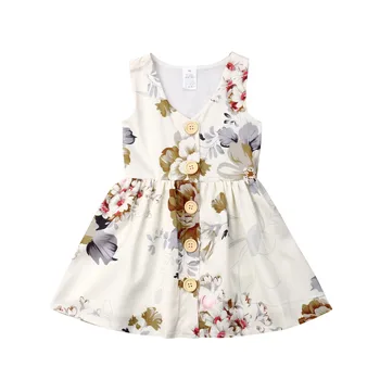 2019 New Arrival Toddler Baby Girls Sleeveless Floral Dress Babies Flower Party Pageant Dress Sundress Outfit 1-5T
2019 New Arrival Toddler Baby Girls Sleeveless Floral Dress Babies Flower Party Pageant Dress Sundress Outfit 1-5T