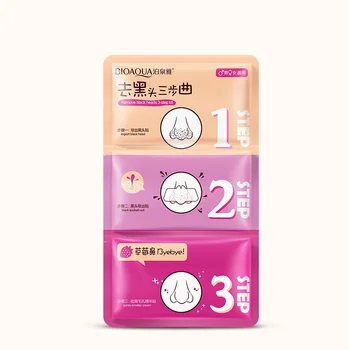 BIOAQUA 3 Step Remove Blackhead Kits To Shrink Clean Pores Nose Strips for Female/Male T Zone Care Set mascara preta cravos acne
BIOAQUA 3 Step Remove Blackhead Kits To Shrink Clean Pores Nose Strips for Female/Male T Zone Care Set mascara preta cravos acne