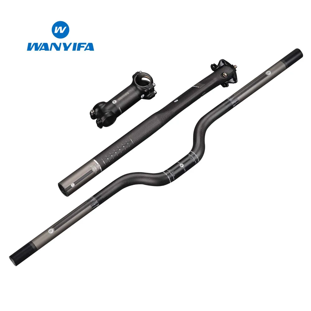 Wanyifa Carbon Fiber Bicycle Handlebar Set 3k Handlebar +Stem +Seatpost MTB Road Bicycle Part
Wanyifa Carbon Fiber Bicycle Handlebar Set 3k Handlebar +Stem +Seatpost MTB Road Bicycle Part