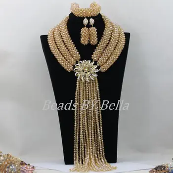 Big Full African Beads Jewelry Set Nigerian Wedding Bridal Lace Jewelry Gold Crystal Beads Women Necklace Free Shipping ABF474
Big Full African Beads Jewelry Set Nigerian Wedding Bridal Lace Jewelry Gold Crystal Beads Women Necklace Free Shipping ABF474