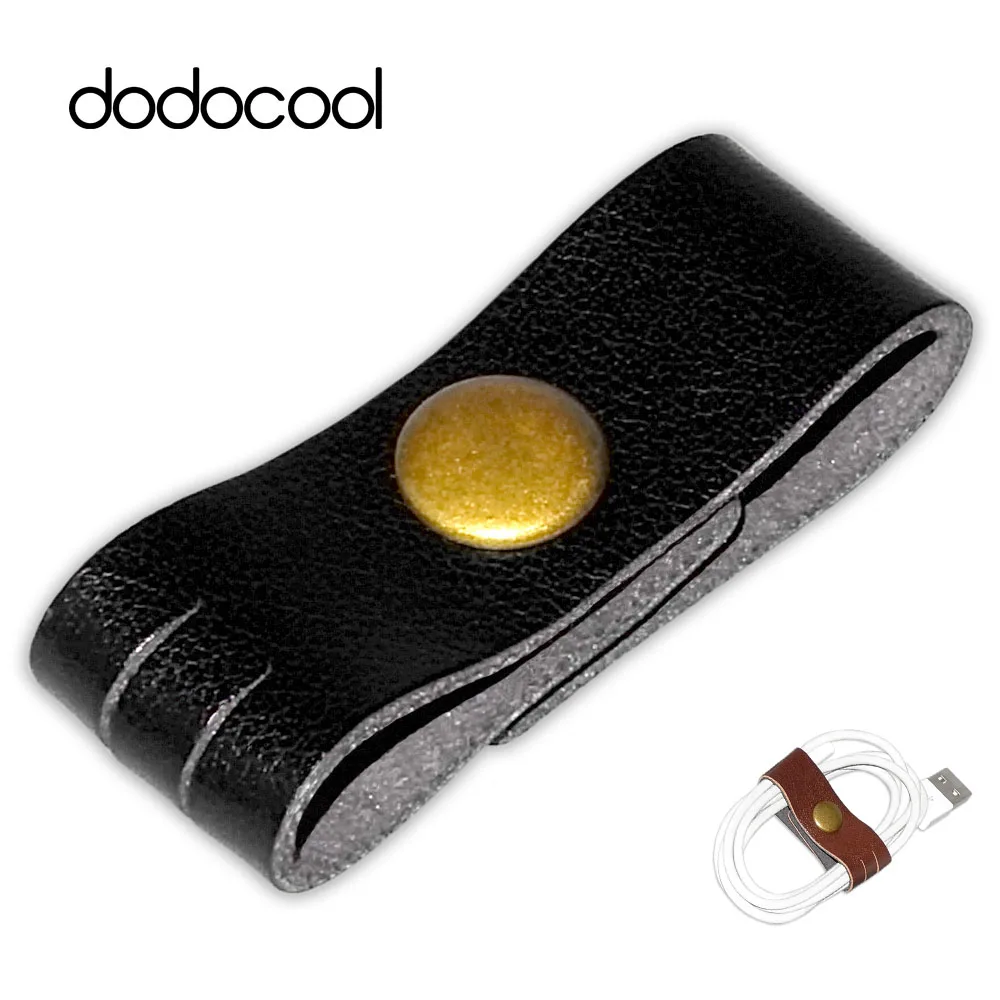 dodocool PU Leather Reusable Cable Tie Wrap Cord Organizer Wire Holder for Earphones Chargers Tangle-Free Storage Black
dodocool PU Leather Reusable Cable Tie Wrap Cord Organizer Wire Holder for Earphones Chargers Tangle-Free Storage Black