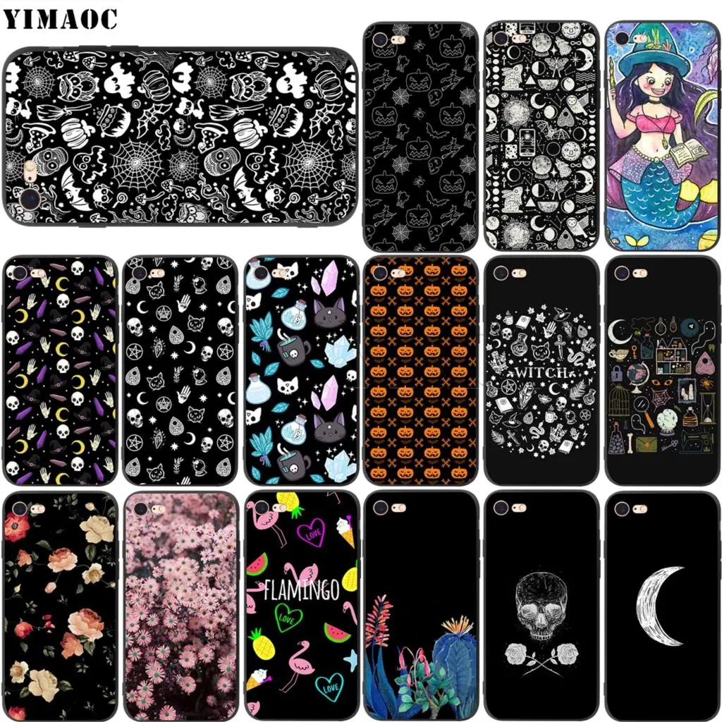 YIMAOC Halloween Witch Pattern Soft Silicone Case for iPhone 11 Pro XS Max XR X 8 7 6 6S Plus 5 5s se 
YIMAOC Halloween Witch Pattern Soft Silicone Case for iPhone 11 Pro XS Max XR X 8 7 6 6S Plus 5 5s se