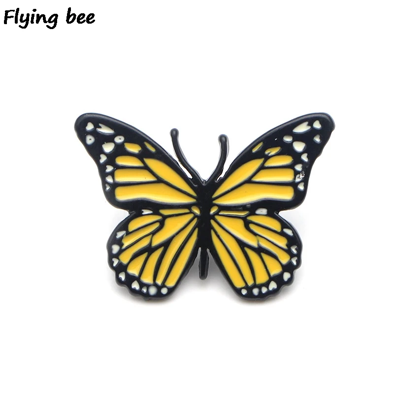 Flyingbee Animal Butterfly Enamel Pin For Clothes Bags Backpack badge Personality Brooch Shirt Lapel Pins X0224
Flyingbee Animal Butterfly Enamel Pin For Clothes Bags Backpack badge Personality Brooch Shirt Lapel Pins X0224
