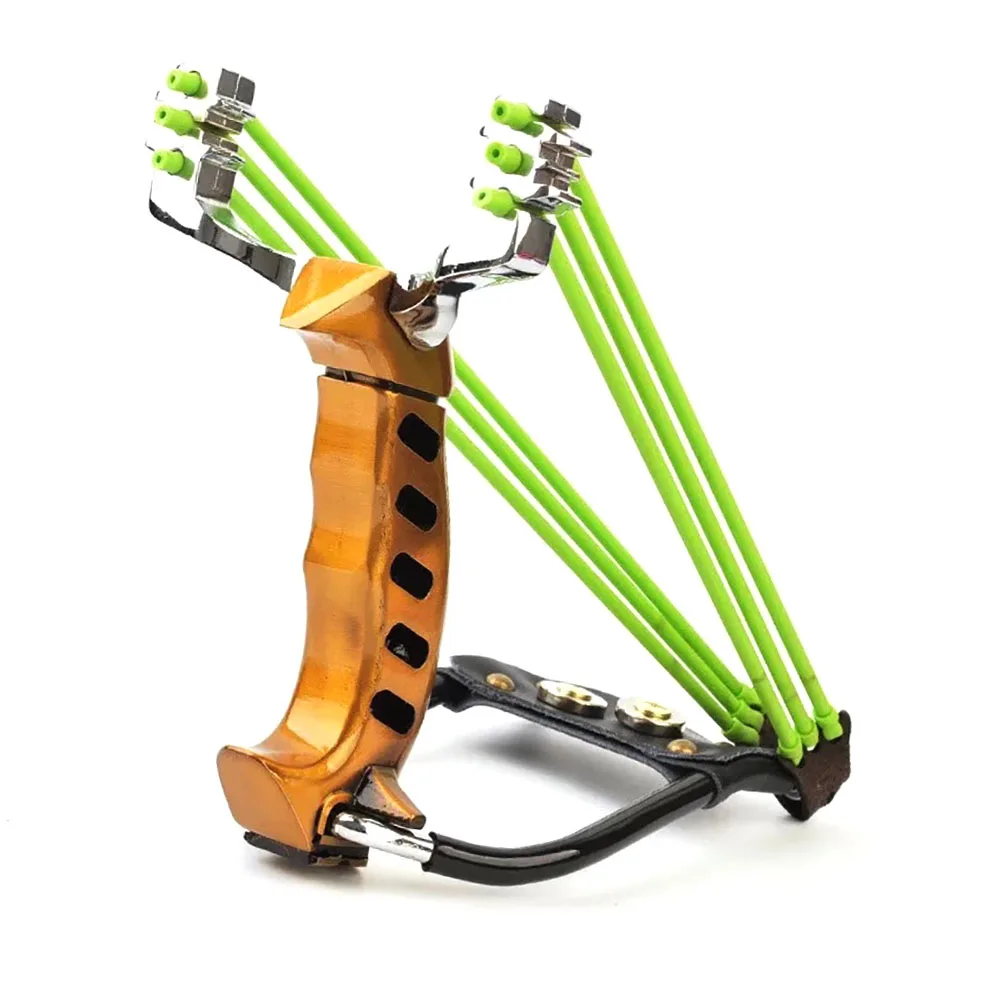 Powerful Slingshot With Rubber Band Tubing PU Leather Catapult Professional Hunting stainless steel slingshot fishing
Powerful Slingshot With Rubber Band Tubing PU Leather Catapult Professional Hunting stainless steel slingshot fishing