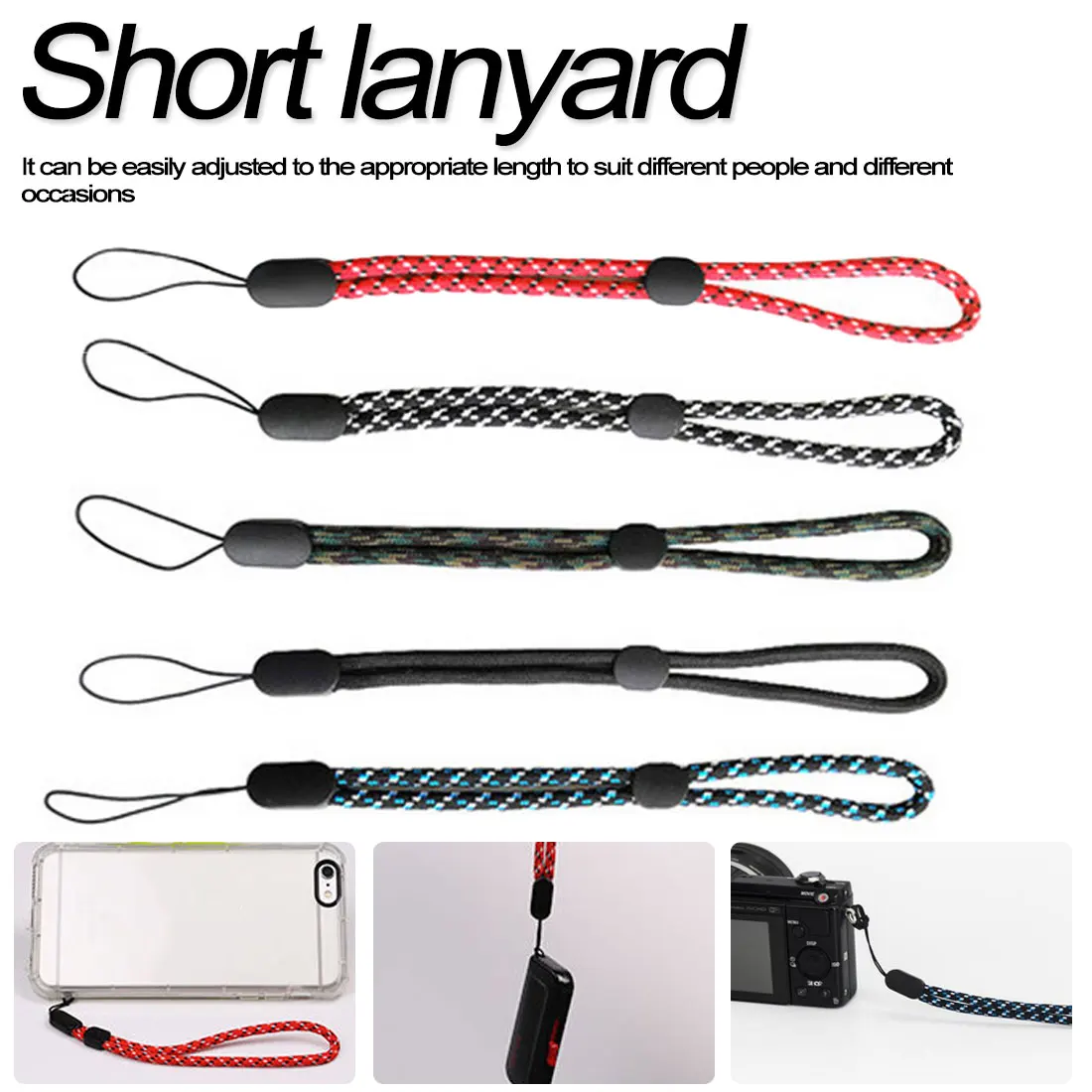 Adjustable mobile phone lanyard u disk short lanyard walkie talkie cord wrist Bluetooth speaker key anti-lost lanyard
Adjustable mobile phone lanyard u disk short lanyard walkie talkie cord wrist Bluetooth speaker key anti-lost lanyard
