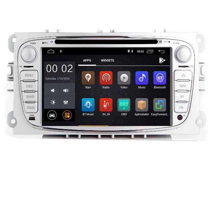 Автомобильный dvd плеер 7 дюймов IPS Android 10 для Ford Mondeo C max S радио Wi Fi 3G Bluetooth SD OBD Mirror Link