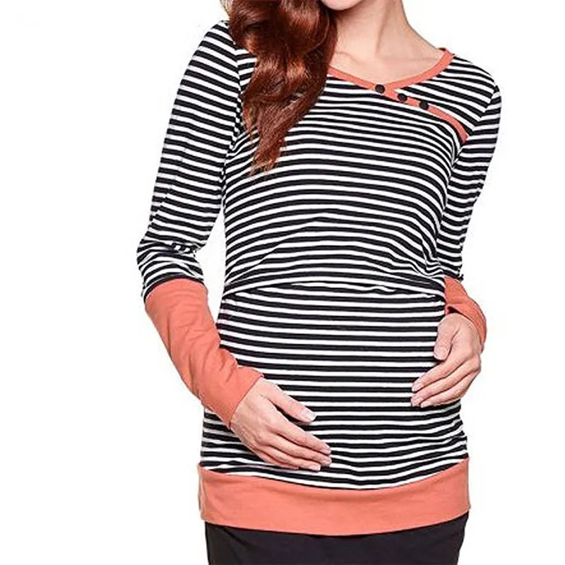 Nursing Tops Maternity shirt Breastfeeding Clothes for Pregnant Women Fashion style Cotton Comfortable Nursing Clothes
Nursing Tops Maternity shirt Breastfeeding Clothes for Pregnant Women Fashion style Cotton Comfortable Nursing Clothes