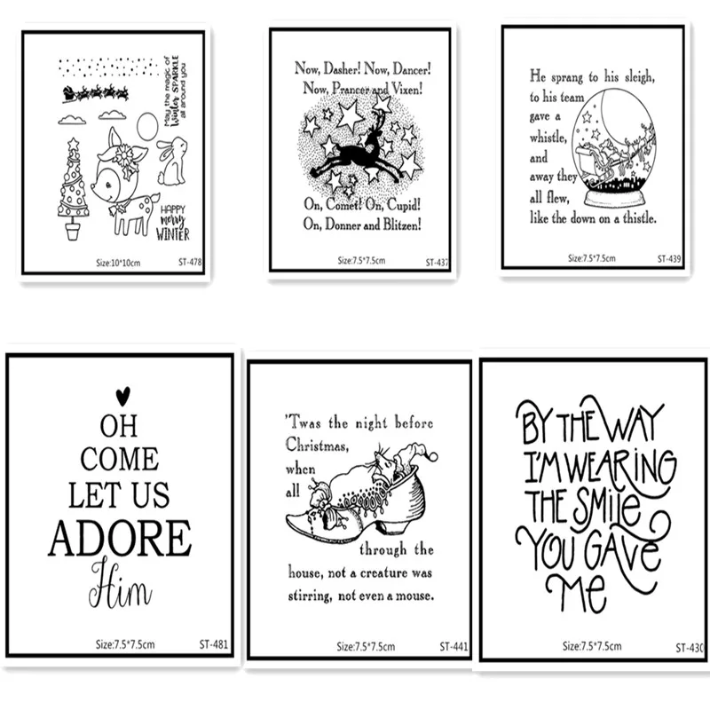 AZSG Lovely animals Clear Stamps For DIY Scrapbooking Rubber Stamp/ Seal Paper Craft Clear Stamp Card Making
AZSG Lovely animals Clear Stamps For DIY Scrapbooking Rubber Stamp/ Seal Paper Craft Clear Stamp Card Making