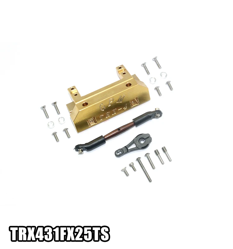 1PC Front Servo Mount Copper Counterweight Servo Fixed Bracket+25T Servo Arm+Pull Rod for Off-road Rock Crawler RC Cars
1PC Front Servo Mount Copper Counterweight Servo Fixed Bracket+25T Servo Arm+Pull Rod for Off-road Rock Crawler RC Cars