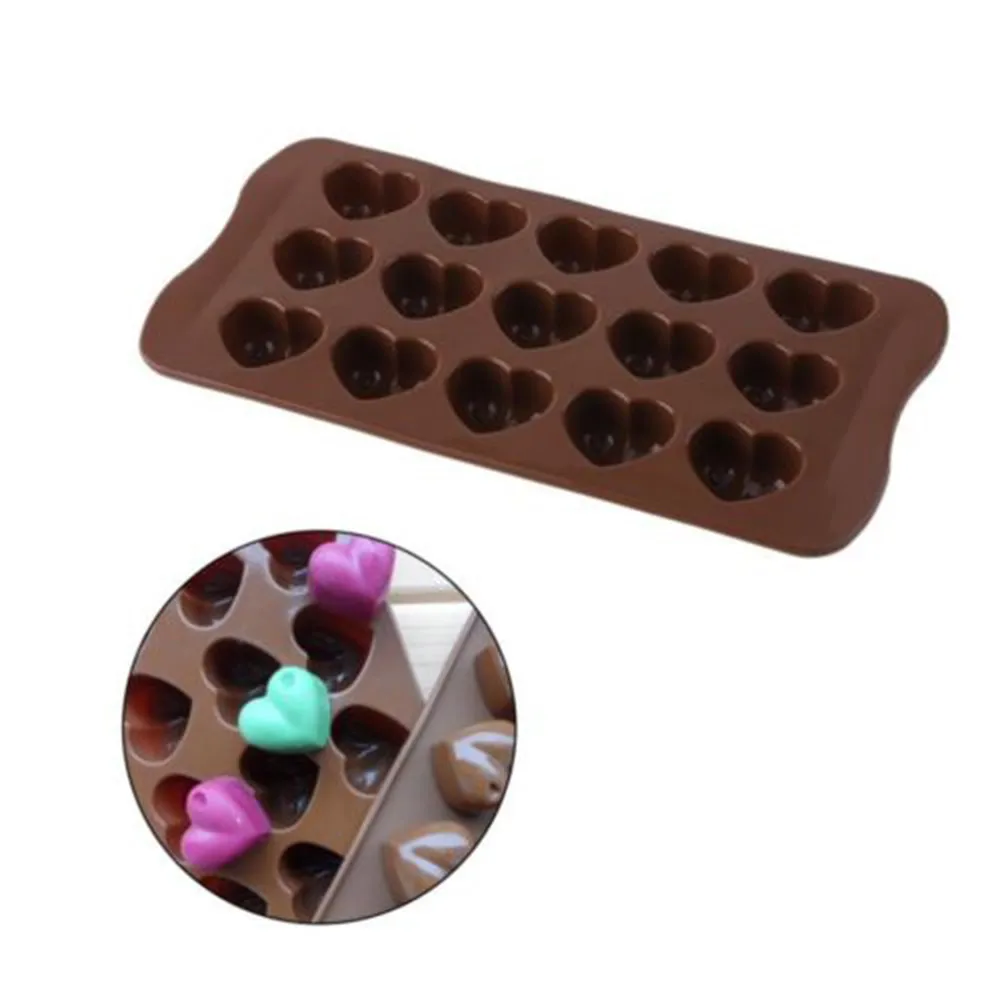 New 1PC DIY 3D Heart Shaped Cake Mold Non Stick Silicone Chocolate Mold Love Heart Shaped Jelly Ice Fondant Sugar Tool 1.23
New 1PC DIY 3D Heart Shaped Cake Mold Non Stick Silicone Chocolate Mold Love Heart Shaped Jelly Ice Fondant Sugar Tool 1.23