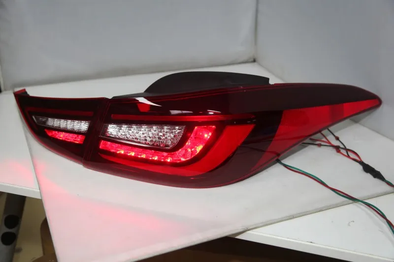 Elantra Avante MD 伊兰特尾灯 流光转向灯 红色 (11)