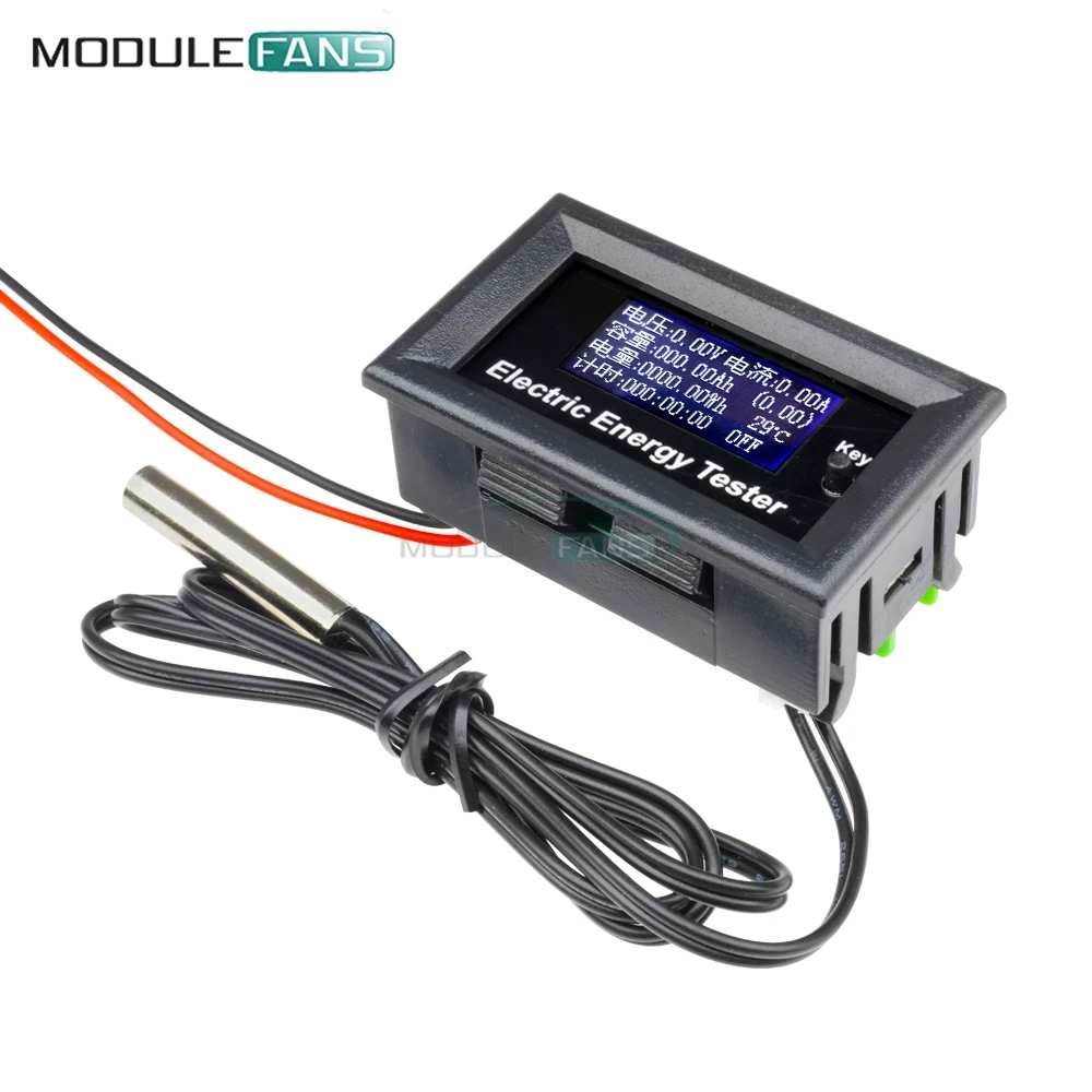 DC 150V 20A 3KW Digital Voltmeter Ammeter Wattmeter Thermometer Voltage Current Power Capacity Temperature Meter Energy Tester
DC 150V 20A 3KW Digital Voltmeter Ammeter Wattmeter Thermometer Voltage Current Power Capacity Temperature Meter Energy Tester