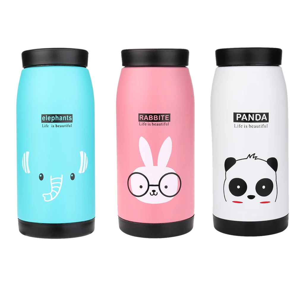 Travel Portable Cute Mini Vacuum Mug Cute Animal Kid Hot and Cold Top Leak Proof Lid Insulated Water Bottle Reusable Fruit Cups
Travel Portable Cute Mini Vacuum Mug Cute Animal Kid Hot and Cold Top Leak Proof Lid Insulated Water Bottle Reusable Fruit Cups