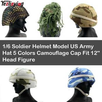 1/6 Soldier 1:6 Helmet Model US Army Hat 5 Colors Kuwait Camouflage Cap Net For 12 Inch Action Figures Body Dolls Accessories
1/6 Soldier 1:6 Helmet Model US Army Hat 5 Colors Kuwait Camouflage Cap Net For 12 Inch Action Figures Body Dolls Accessories