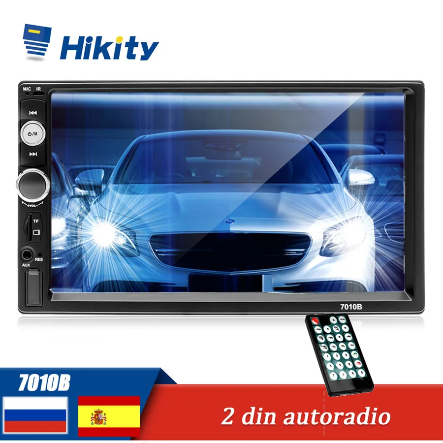 Hikity Car Multimedia Player Mirror Link Autoradio 2 din 7'' Car Radio LCD Touch Screen Bluetooth Auto Stereo Rear View Camera
Hikity Car Multimedia Player Mirror Link Autoradio 2 din 7'' Car Radio LCD Touch Screen Bluetooth Auto Stereo Rear View Camera