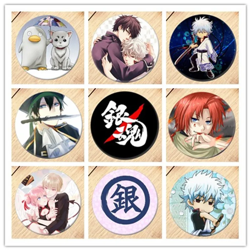 2019 New Anime GINTAMA Cosplay Badge Brooch Pins Collection Badges For Backpacks Decoration 19084
2019 New Anime GINTAMA Cosplay Badge Brooch Pins Collection Badges For Backpacks Decoration 19084