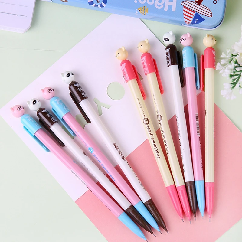 Creative Kawaii Cartoon Little bear Automatic pencil stationery office material escolar papelaria school supplies color random
Creative Kawaii Cartoon Little bear Automatic pencil stationery office material escolar papelaria school supplies color random