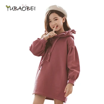 Child Dress 2020 New Winter Thicken Baby Girl Red Purple Hooded Sweater Long Sleeve Warm Children Clothing Kids Dress 3-12Y
Child Dress 2020 New Winter Thicken Baby Girl Red Purple Hooded Sweater Long Sleeve Warm Children Clothing Kids Dress 3-12Y