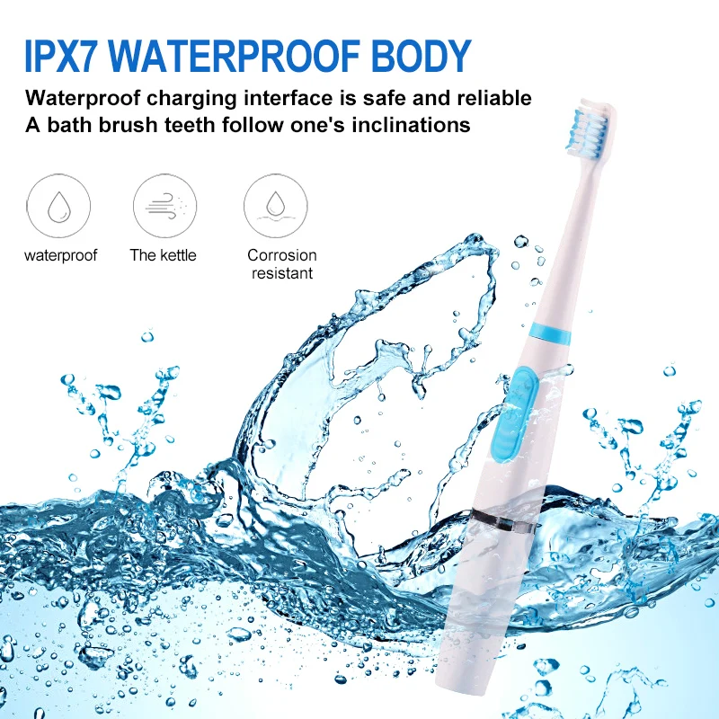 Sound Wave Electric Toothbrush With 2 Brush Heads Battery Operated Oral Hygiene No Rechargeable Teeth Brush For Children Adult
Sound Wave Electric Toothbrush With 2 Brush Heads Battery Operated Oral Hygiene No Rechargeable Teeth Brush For Children Adult