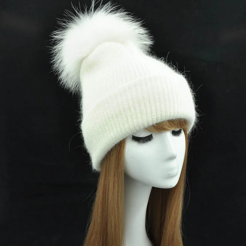 Winter Women Hat Wool Natural Raccoon Fur Pom Pom Stripe 2018 Autumn Knitted Hat Female Skullies Beanies Real Fur Pompom Hat
Winter Women Hat Wool Natural Raccoon Fur Pom Pom Stripe 2018 Autumn Knitted Hat Female Skullies Beanies Real Fur Pompom Hat