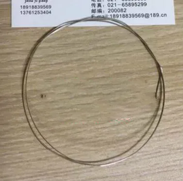 Pure platinum wire platinum electrode experimental material diameter: 0.5mm; length 10 cm; Purity: 99.99%; high purity 4N;
Pure platinum wire platinum electrode experimental material diameter: 0.5mm; length 10 cm; Purity: 99.99%; high purity 4N;