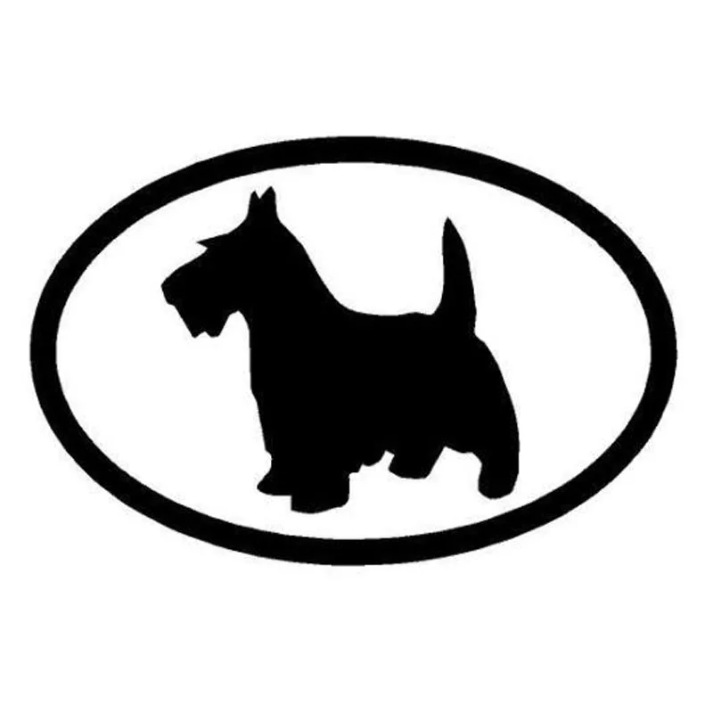 15.2*10CM Scottish Terrier Dog Creative Animal Elliptic Car Sticker Cute Cartoon Window Decorative Decals C6-1207
15.2*10CM Scottish Terrier Dog Creative Animal Elliptic Car Sticker Cute Cartoon Window Decorative Decals C6-1207