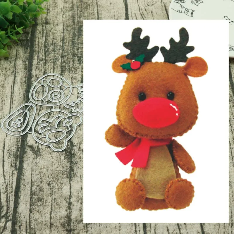 Christmas deer and bear Metal Cutting Dies Greeting Cards Scrapbooking Die Stamp DIY Scrapbooking Card Photo Decoration
Christmas deer and bear Metal Cutting Dies Greeting Cards Scrapbooking Die Stamp DIY Scrapbooking Card Photo Decoration