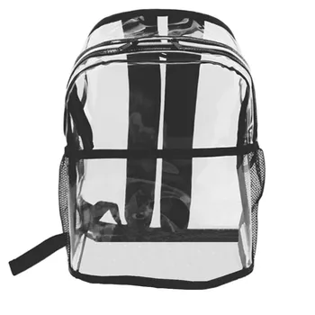 Backpack Woman Waterproof Transparent Purse Clear PVC Beach Bag High Quality School Bags for Teenage Girls Mochila Feminin 7J3
Backpack Woman Waterproof Transparent Purse Clear PVC Beach Bag High Quality School Bags for Teenage Girls Mochila Feminin 7J3