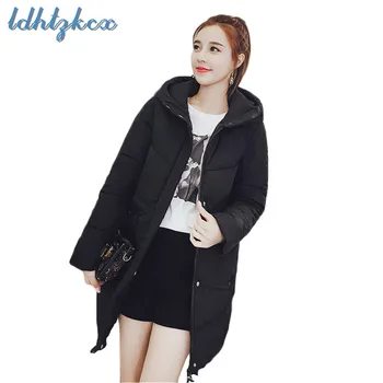 LDHTZKCX Solid Color Large Size Long-sleeved Hooded Parkas Female 2018 Winter New Fashion Elegant Ladies Thick Slim Padded CX385
LDHTZKCX Solid Color Large Size Long-sleeved Hooded Parkas Female 2018 Winter New Fashion Elegant Ladies Thick Slim Padded CX385