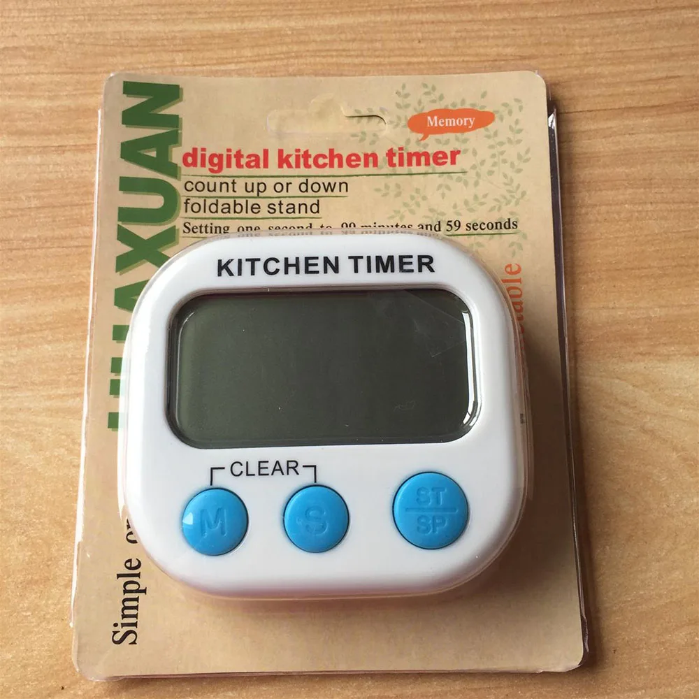 Free Shipping White Digital Kitchen Timer Large LCD Display Big Loud Alarm Magnetic Backing Stand Battery Included
Free Shipping White Digital Kitchen Timer Large LCD Display Big Loud Alarm Magnetic Backing Stand Battery Included